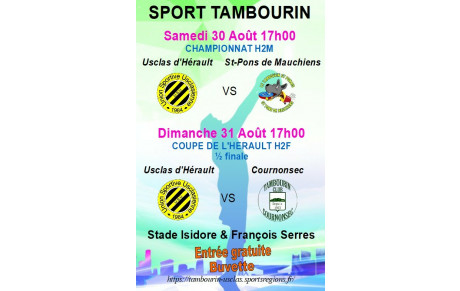 WEEK-END DU 30 AOÛT
